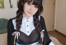 白银81  - 透明なメイド服[100P-281MB]-秀人美女