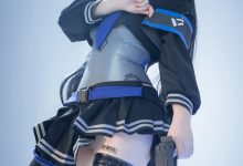 是一只熊仔 - NO.17 蓝色袖章 [25P-51MB]-秀人美女