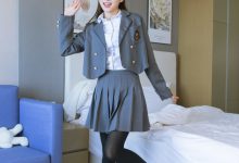 [BoBoSocks袜啵啵]NO.315 小沫-平底鞋、厚黑丝、模特穿鞋及丝袜踩玩偶小熊剧情[140P+1V／6.44GB]-秀人美女