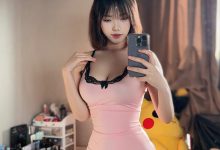 铃铛铛 - 粉色短裙 [14P-55MB]-秀人美女