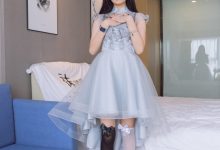 [BoBoSocks袜啵啵]NO.356 小甜豆-高跟鞋、黑白丝大腿袜[150P+1V／6.29GB]-秀人美女