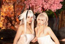 九言 - &喜茶苍苍子&小瑶幺幺 碧蓝·温泉之旅 [66P-1.22GB]-秀人美女