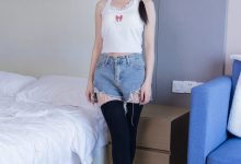 [BoBoSocks袜啵啵]NO.390 甜甜圈-板鞋、厚黑丝大腿袜、厚白丝大腿袜[148P+1V／6.19GB]-秀人美女