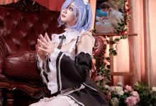 阿雪雪 -  蕾姆女仆 [87P+3V-1.06GB]-秀人美女