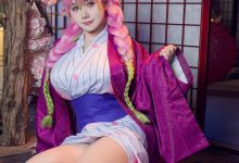 麻花酱 - 鬼灭之刃 甘露寺 [22P1V-395MB]-秀人美女