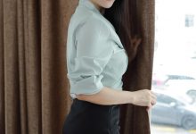 [IESS异思趣向] 2024.07.24 丝享家 1802 小婕《迷人淡绿》[90P-78MB]-秀人美女