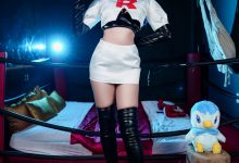 ZinieQ – NO.018 Dawn Pokemon in Team Rocket costume[42P-20V-516.9M]-秀人美女