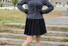 月下摄影 NO.006 茜茜~灰色小JK 这身灰色小JK被我穿出了正装的感觉！[100P+1V／3.09GB]-秀人美女