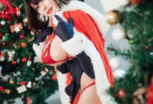 「Natsuko夏夏子」圣诞 – 魔太郎(40P+1V-537MB)-秀人美女