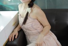 [IESS异思趣向] 2024.08.05 丝享家 1812 小婕《藕粉吊带裙》[88P-58.6M]-秀人美女