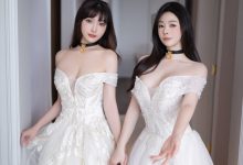 小逗逗 &陆萱萱《双人婚纱》原版写真 [100P-1.13G]-秀人美女
