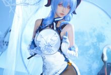 Seya-狮砸 –NO.010 原神 甘雨青花瓷 [12P-139MB]-秀人美女