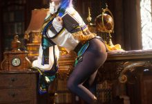 一千只猫薄禾 - NO.014 魔女 安洁[18P-234.4M]-秀人美女