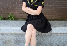 初夏女神 NO.216 双双 黑系水手服[100P+1V／3.45GB]-秀人美女