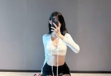 麻利亚辣 - 白蕾丝丁字裤[29P-104MB]-秀人美女