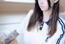 凡夫摄影 NO.0003 - 纹身美少女小恩原味棉袜裸足[208P+1V／2.39GB]-秀人美女