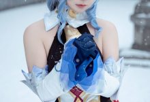 虎森森 – 原神 甘雨 雪景[42P-298.2M]-秀人美女