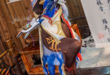 咬一口兔娘(Yiko湿润兔) –  11月作品『循循守月-甘雨』- SY [73P+1V／487MB]-秀人美女