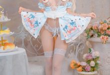 咬一口兔娘(Yiko湿润兔) –  爱丽丝蛋糕 [57P-910MB]-秀人美女