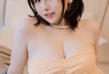 阿半今天很开心 – 黄色抹胸[68P-1V-491M]-秀人美女