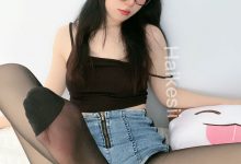 海克斯科技-私人订制-牛仔短裤[30P-15MB]-秀人美女