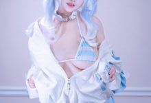 狐洛洛子-水色猫猫头[40P-701MB]-秀人美女