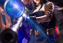 Hane Ame 雨波_沙福林 – 24年12月订阅 英雄联盟 凱特琳 [28P+2V-322MB]-秀人美女