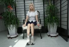 A&F NO.227 yangqianqian-百褶裙白棉袜展示她的可爱小脚 第1部[1V／3.61GB]-秀人美女