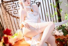 Natsuko夏夏子-碧蓝航线-阿尔比恩旗袍[52P-460MB]-秀人美女