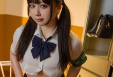 皮皮奶可可爱了啦 –  JK塞[70P-525.5M]-秀人美女