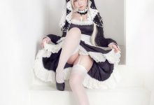 麻花酱 –  可畏泳装+女仆[30P-306M]-秀人美女