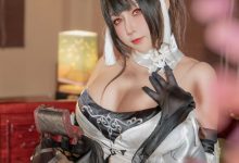 KANEKO_咔喵 –  镇海 白旗袍[30P+2V-693MB]-秀人美女