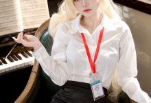 九柒喵-蔚蓝档案-笑面教授OL[53P-665MB]-秀人美女