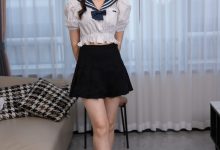 甜予摄影 NO.127 丹丹-皮鞋、白棉袜、裸足[145P+2V／10.5GB]-秀人美女