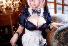 亚马逊鲶鱼 – FGO 玛修女仆[10P-221.6M]-秀人美女