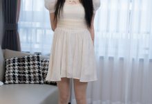 甜予摄影 NO.137 澜澜-板鞋、白棉袜、薄肉丝[140P+2V／10.1GB]-秀人美女