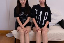 甜予摄影 NO.140 思思双人-板鞋、白棉袜、肉丝[130P+2V／9.74GB]-秀人美女