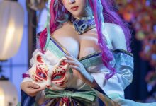 KANEKO_咔喵 –  英雄联盟 灵魂莲华 阿狸[17P+1V-541.7M]-秀人美女