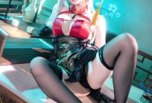 屿鱼 -碧蓝航线 埃吉尔旗袍 [50P-989M]-秀人美女