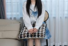 甜予摄影 NO.154 澜澜-帆布鞋、白棉袜、薄灰丝、跺脚抖腿剧情[129P+2V／10.3GB]-秀人美女