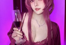 Natsuko夏夏子 –  崩坏：星穹铁道 卡芙卡睡衣[34P-6V-377.2M]-秀人美女