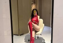 葛征GeZheng –  红色皮裤[54P-314MB]-秀人美女