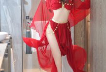 清妙《红色舞裙》原版写真 [93P-488MB]-秀人美女