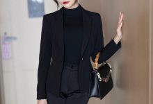 王馨瑶《黑色西装加西裤》原版写真 [93P-203MB]-秀人美女