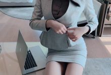 陆萱萱灰色Ol职业装拍摄花絮 [2V-1.8G]-秀人美女