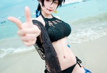 巴鲁巴鲁BaRu - 佐治亚泳装 [10P-121MB]-秀人美女