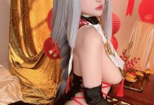 rioko凉凉子(肉扣热热子)视图 – 申鹤旗袍(40P+6V-1.48GB)-秀人美女
