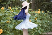 [喵糖映画] VOL.414 花园白裙[37P-402MB]-秀人美女