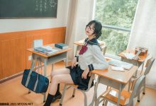 [喵糖映画]VOL.459 慵懒的JK[29P-326MB]-秀人美女