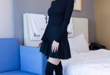 [BoBoSocks袜啵啵]NO.313 芝士-皮鞋、平底鞋、厚黑丝、厚黑丝大腿袜[150P+1V／6.30GB]-秀人美女